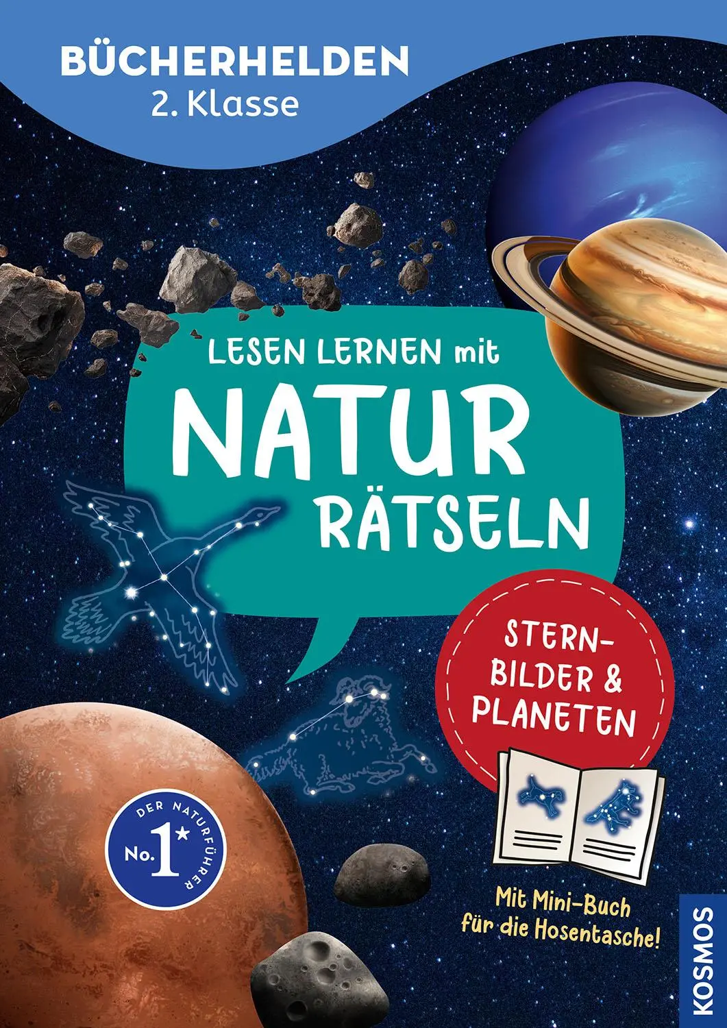 Cover: 9783440182161 | Lesen lernen mit Naturrätseln, Bücherhelden 2. Klasse, Sternbilder...