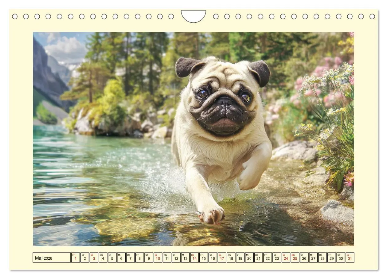 Bild: 9783457942161 | Mops trifft Berglust. Fidele Gipfelstürmer im Höhenrausch...