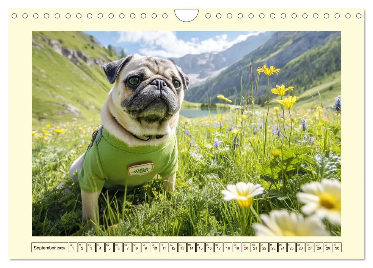 Bild: 9783457942161 | Mops trifft Berglust. Fidele Gipfelstürmer im Höhenrausch...