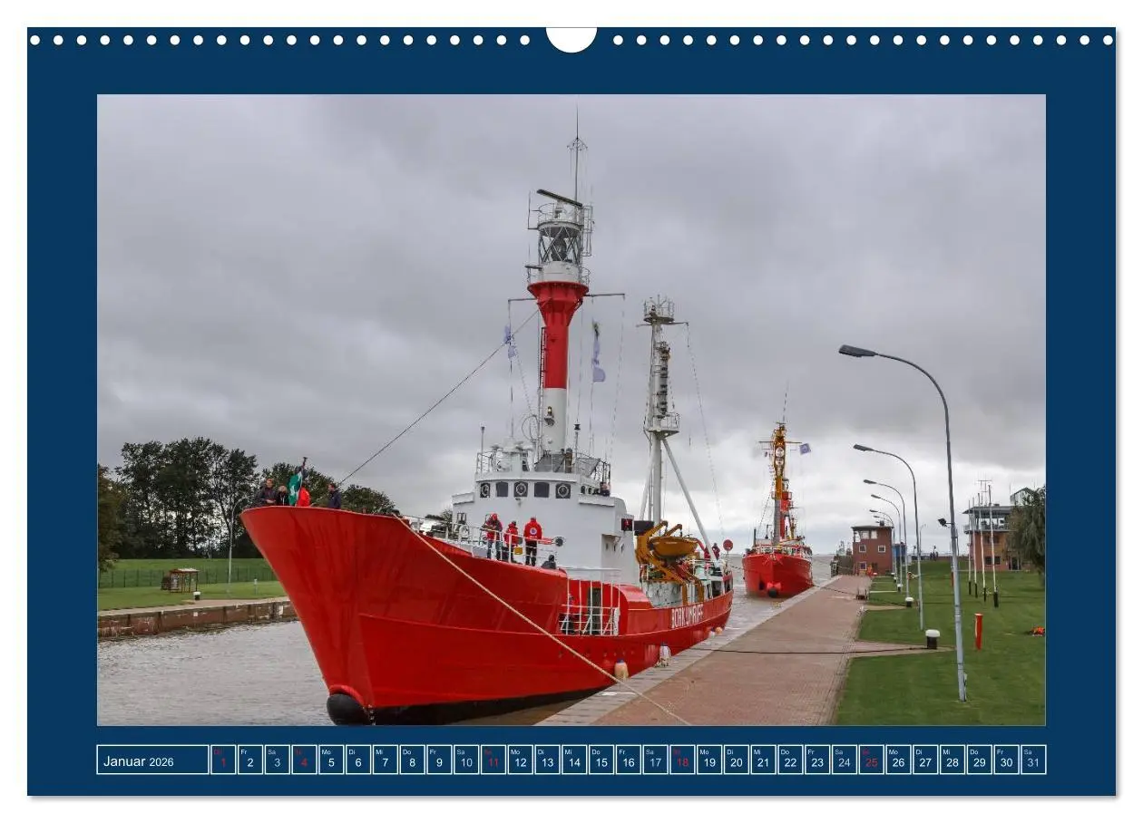 Bild: 9783516032161 | Feuerschiffe - Borkum Riff - Elbe 1 - Deutsche Bucht (Wandkalender...