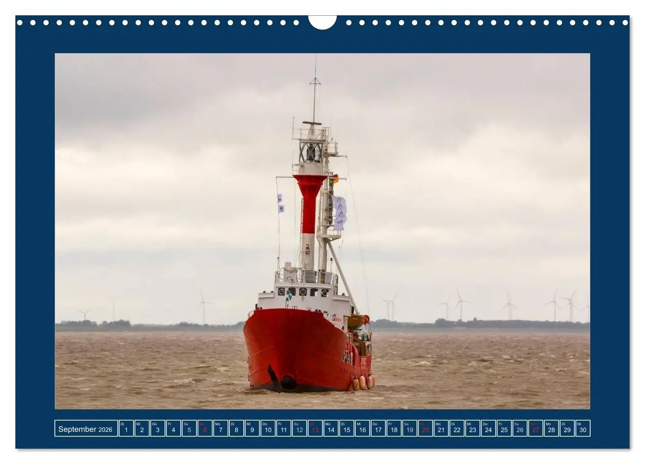 Bild: 9783516032161 | Feuerschiffe - Borkum Riff - Elbe 1 - Deutsche Bucht (Wandkalender...