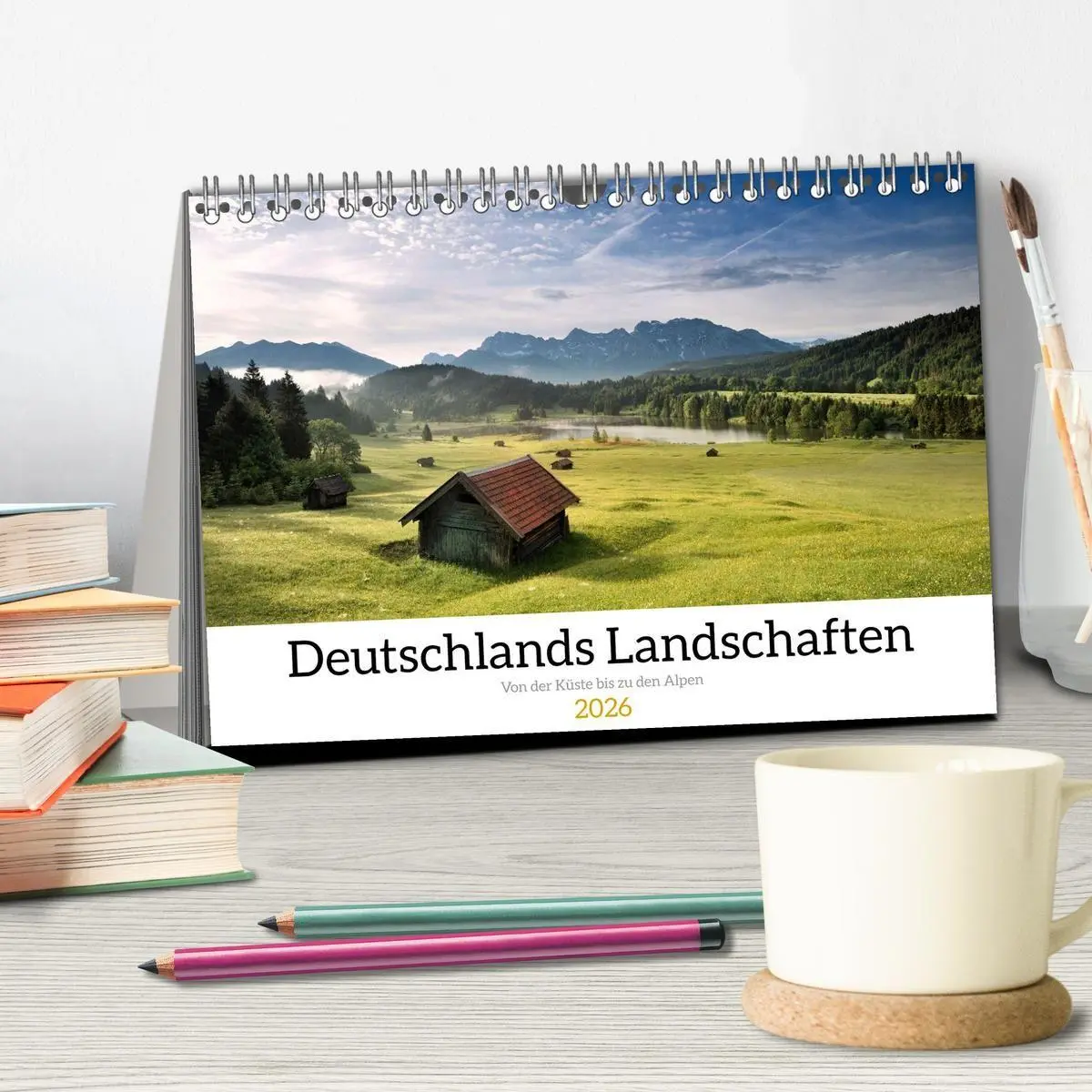 Bild: 9783516722161 | Deutschlands Landschaften 2026 - Von der Küste bis zu den Alpen...