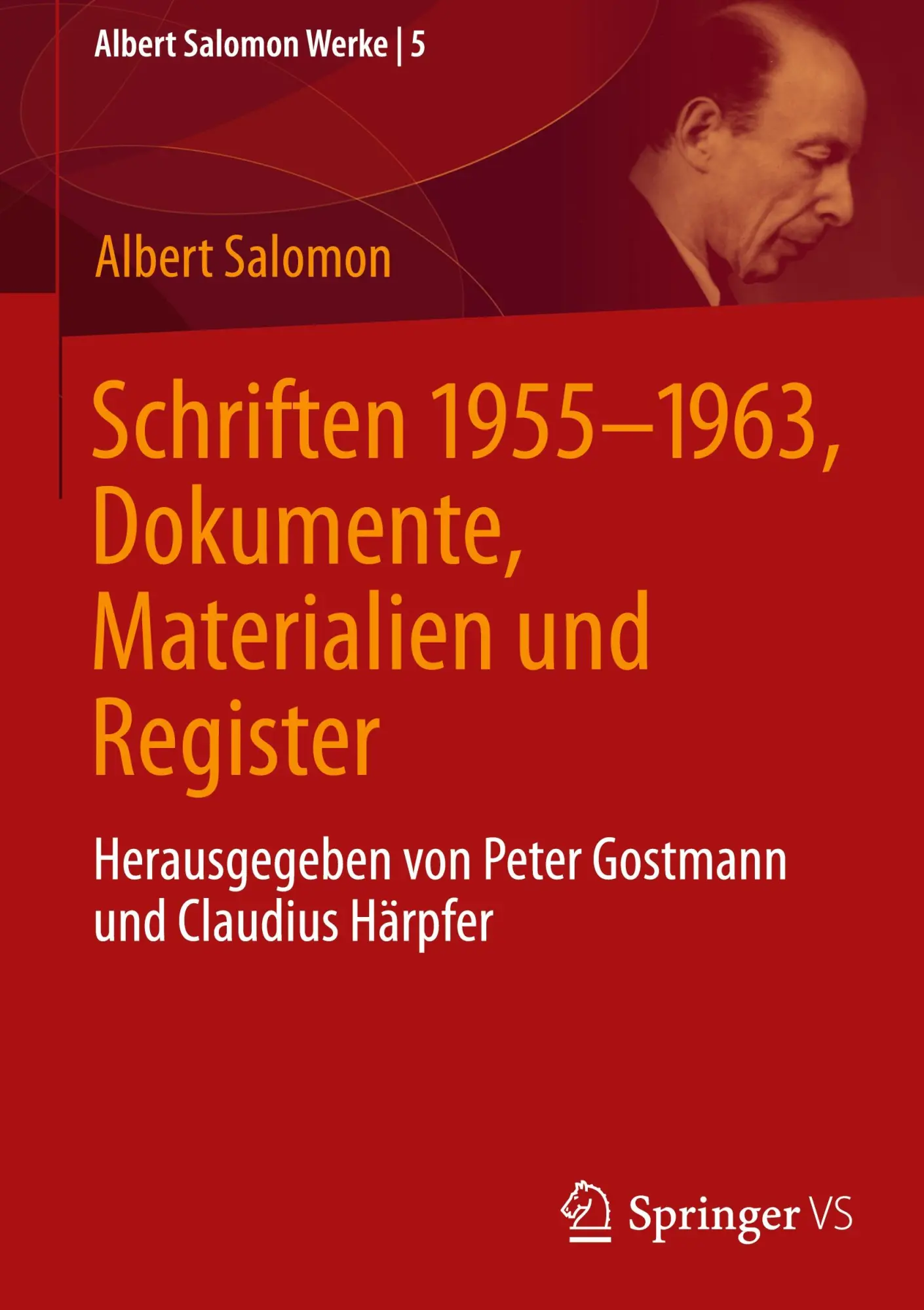 Cover: 9783658462161 | Schriften 1955-1963, Dokumente, Materialien und Register | Salomon