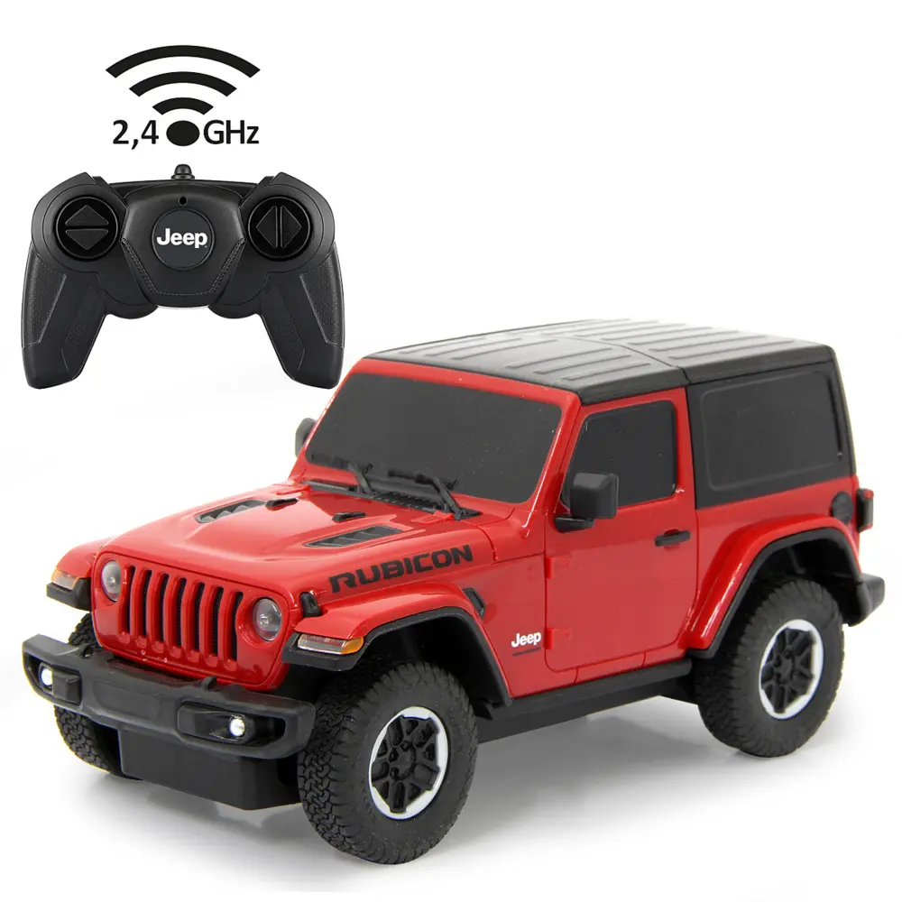 Cover: 4042774452261 | Jamara Jeep Wrangler JL 1:24 rot 40MHz | In Karton | 405195 | Deutsch