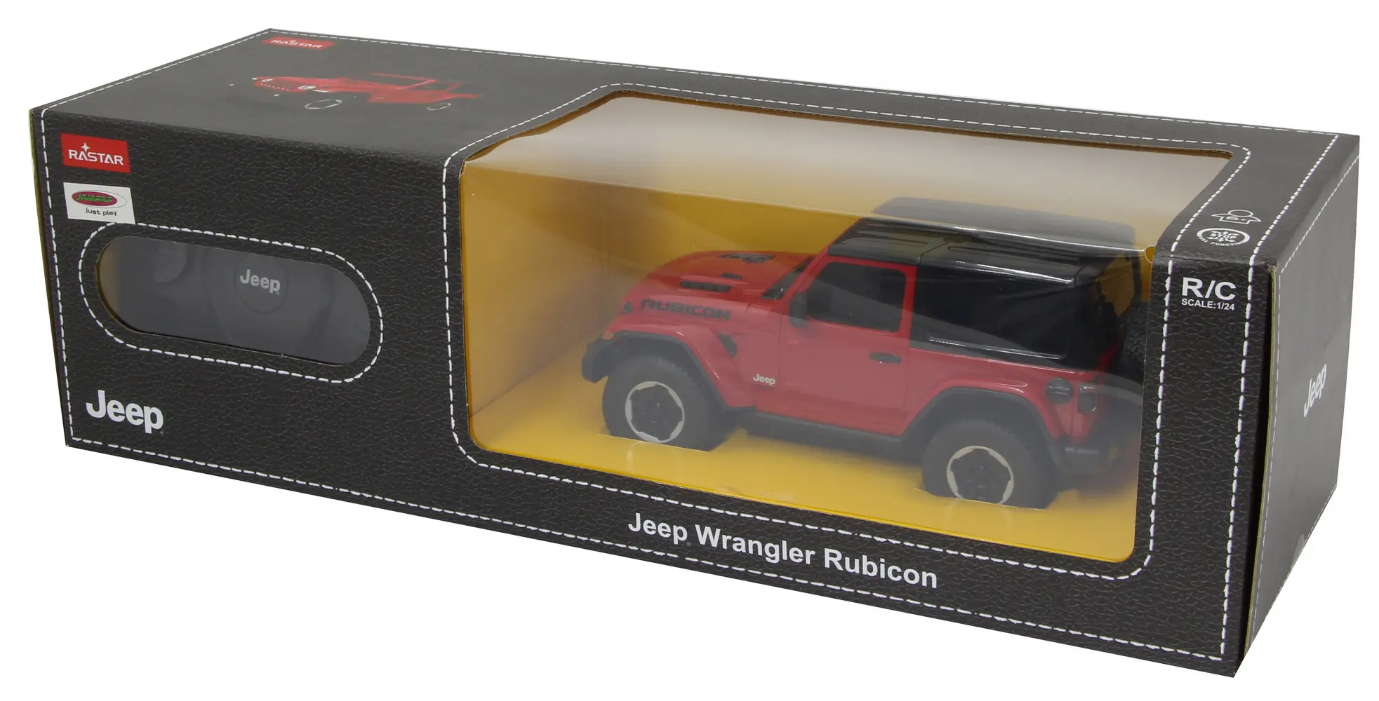 Bild: 4042774452261 | Jamara Jeep Wrangler JL 1:24 rot 40MHz | In Karton | 405195 | Deutsch