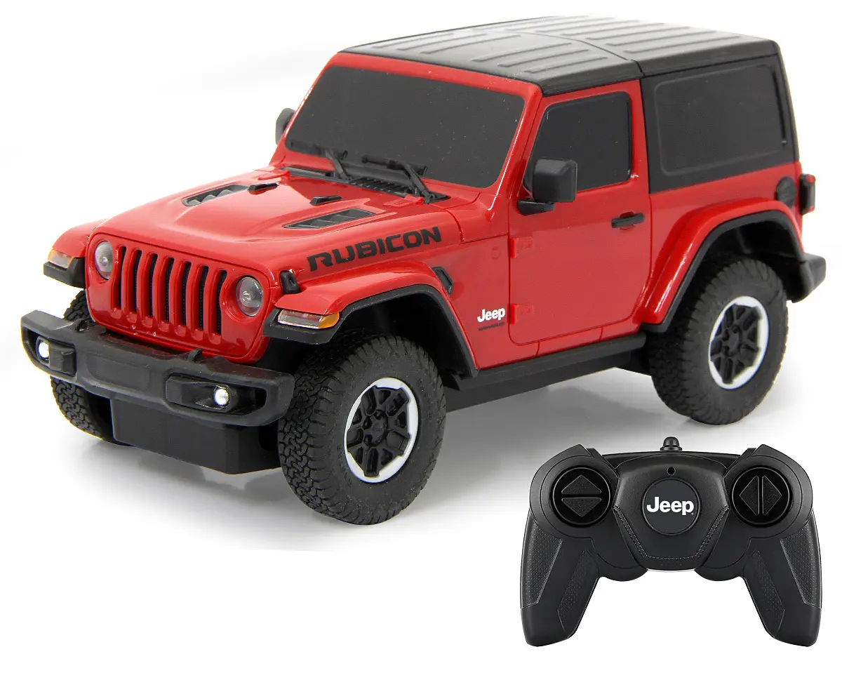 Bild: 4042774452261 | Jamara Jeep Wrangler JL 1:24 rot 40MHz | In Karton | 405195 | Deutsch