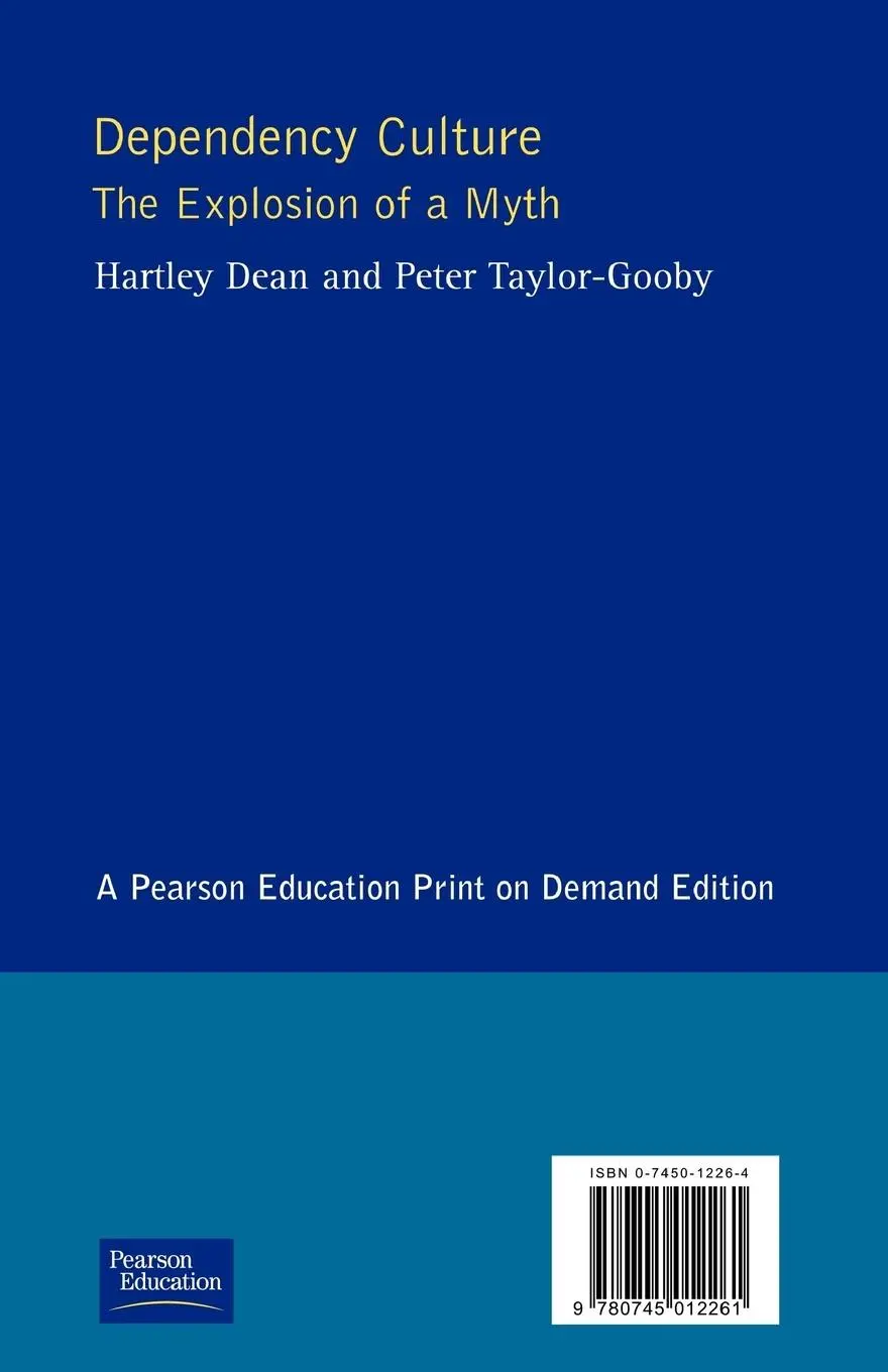 Rückseite: 9780745012261 | Dependency Culture | Hartley Dean (u. a.) | Taschenbuch | Englisch