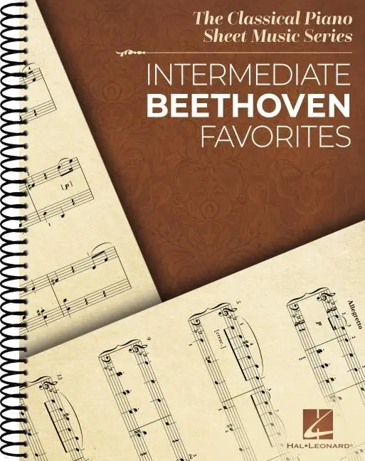 Cover: 9781705172261 | Intermediate Beethoven Favorites: Classical Piano Sheet Music Series