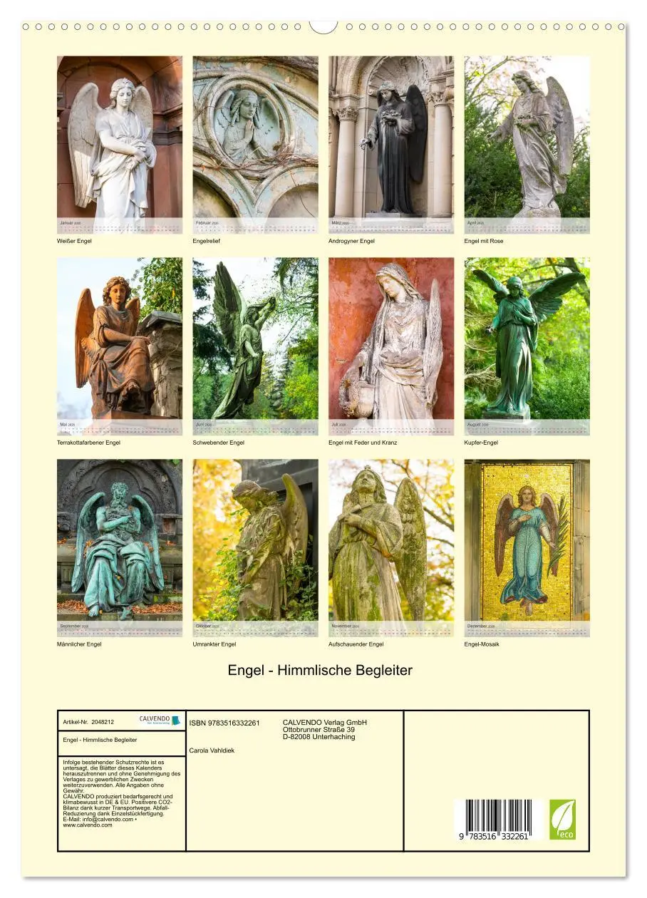 Bild: 9783516332261 | Engel - Himmlische Begleiter (hochwertiger Premium Wandkalender...