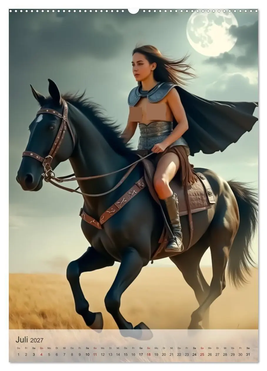 Bild: 9783516952261 | Spicy Fantasy - Legenden der Amazonenkriegerinnen (Wandkalender...