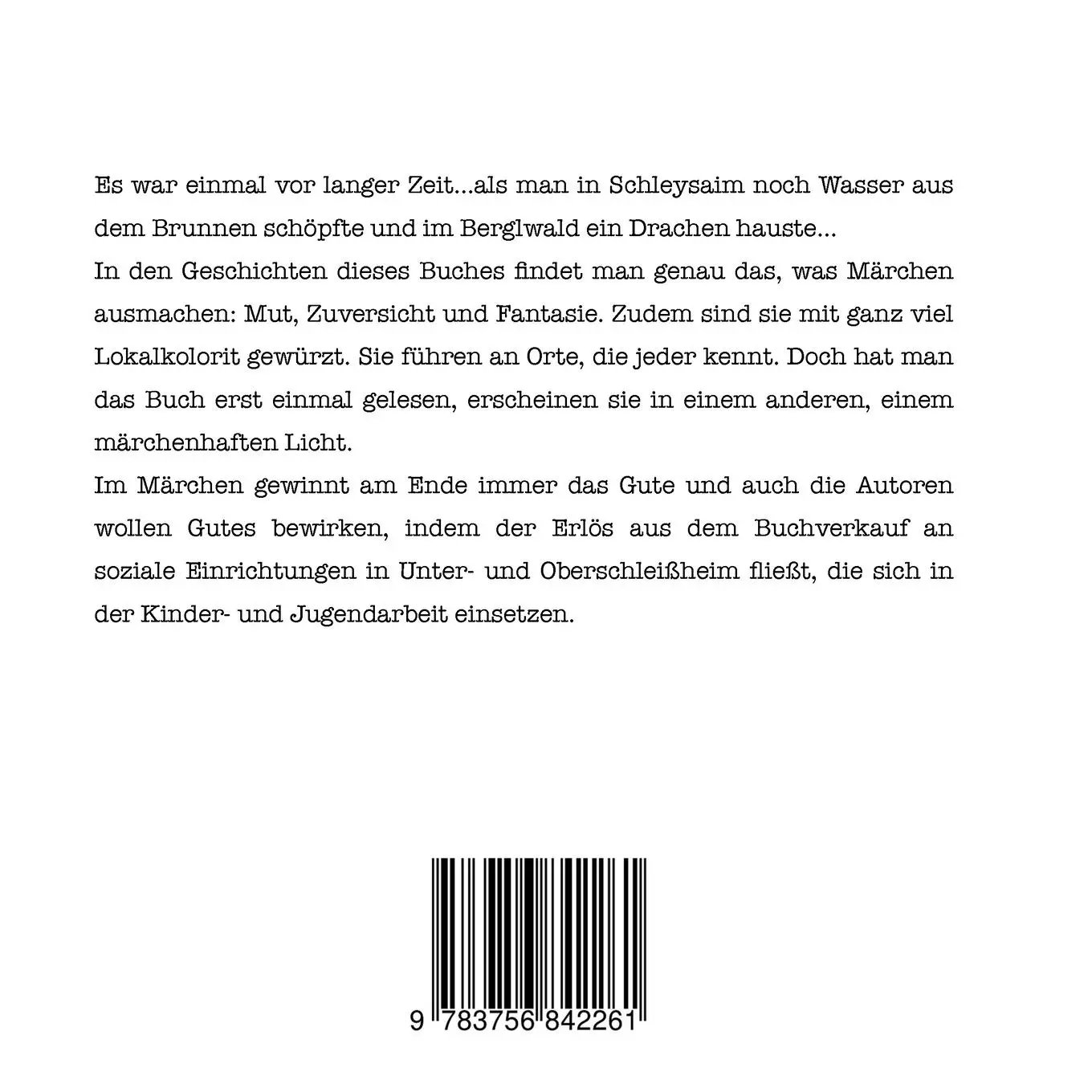 Rückseite: 9783756842261 | Märchenhaftes Schleißheim | Ingolf Hirth | Taschenbuch | Paperback