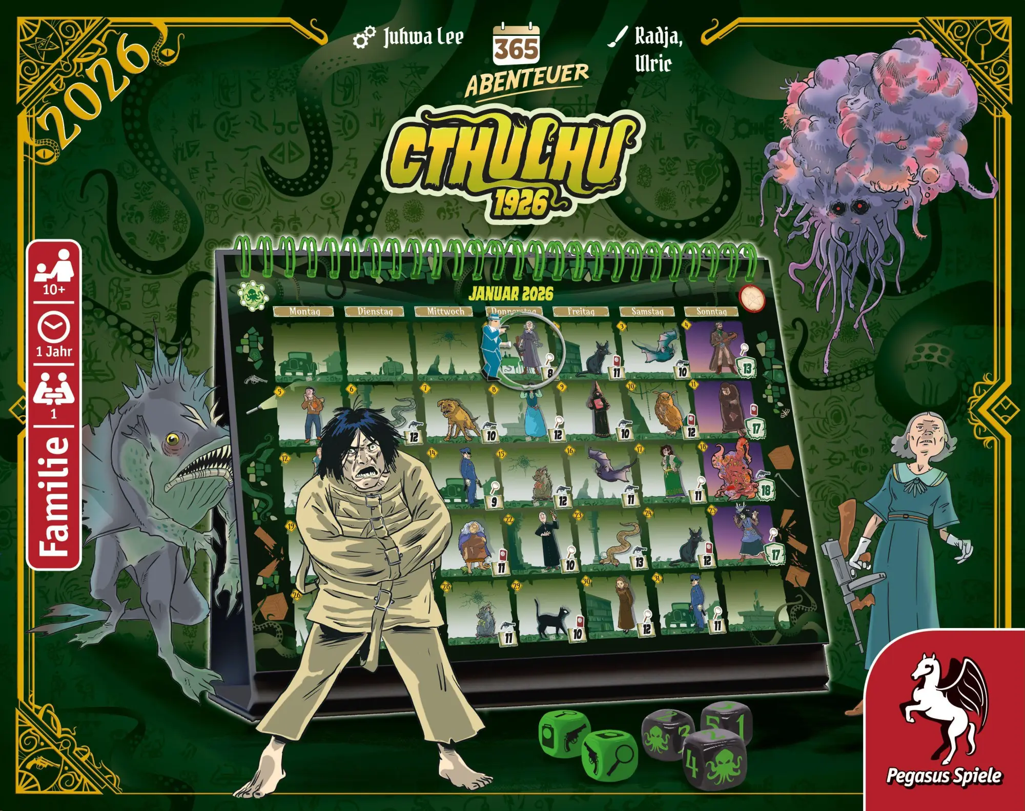 Bild: 4250231742361 | 365 Abenteuer- Cthulhu 1926 [Edition 2026] | Spiel | 18901G | Deutsch