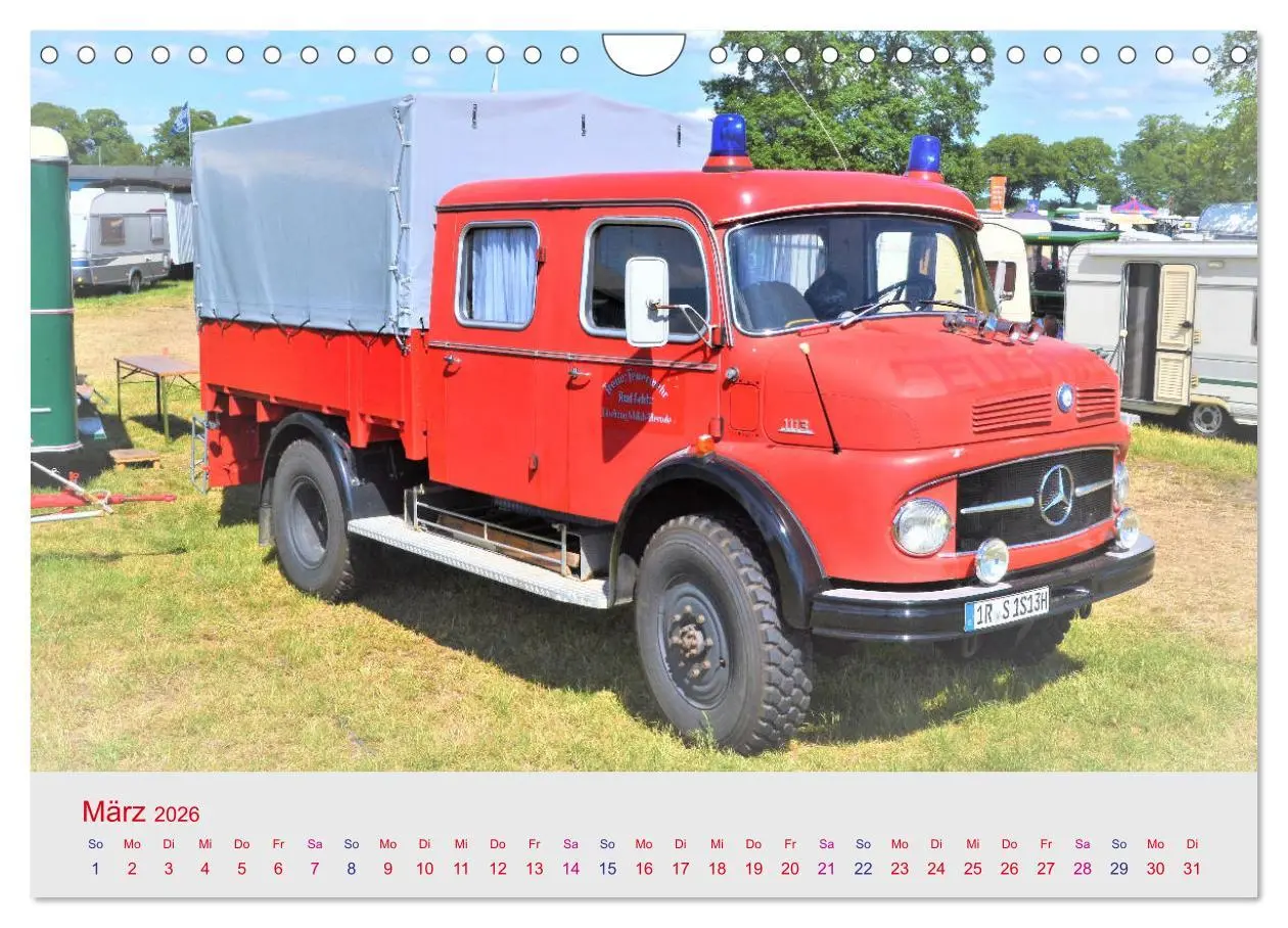 Bild: 9783457782361 | Oldtimer-FEUERWEHR (Wandkalender 2026 DIN A4 quer), CALVENDO...