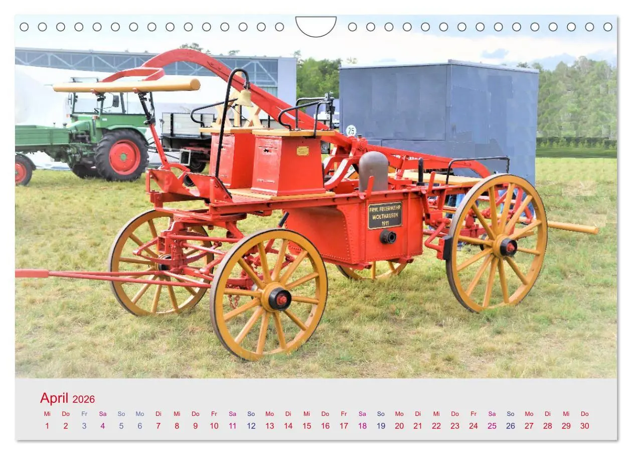 Bild: 9783457782361 | Oldtimer-FEUERWEHR (Wandkalender 2026 DIN A4 quer), CALVENDO...
