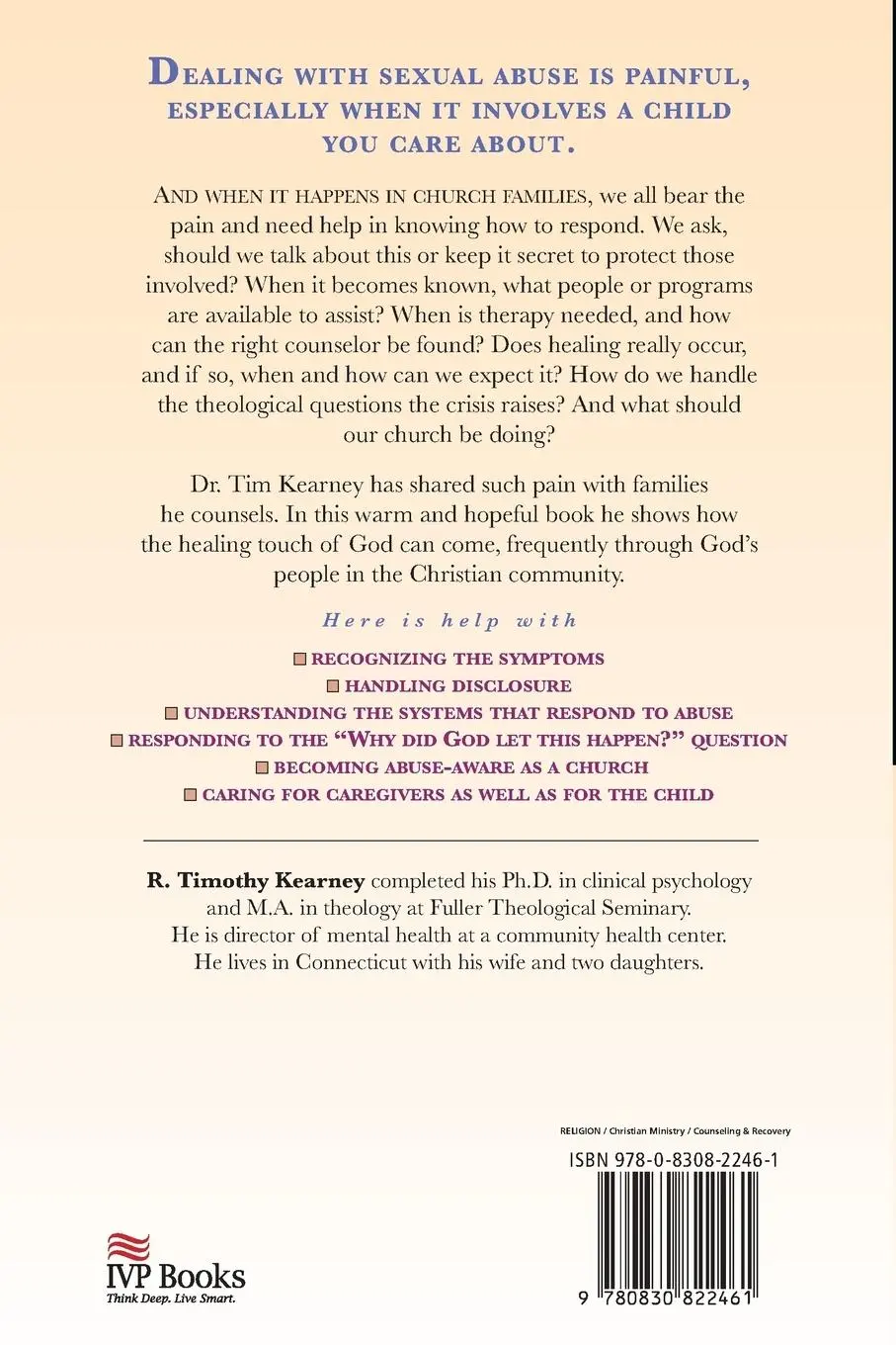 Rückseite: 9780830822461 | Caring for Sexually Abused Children | A Handbook for Families Churches
