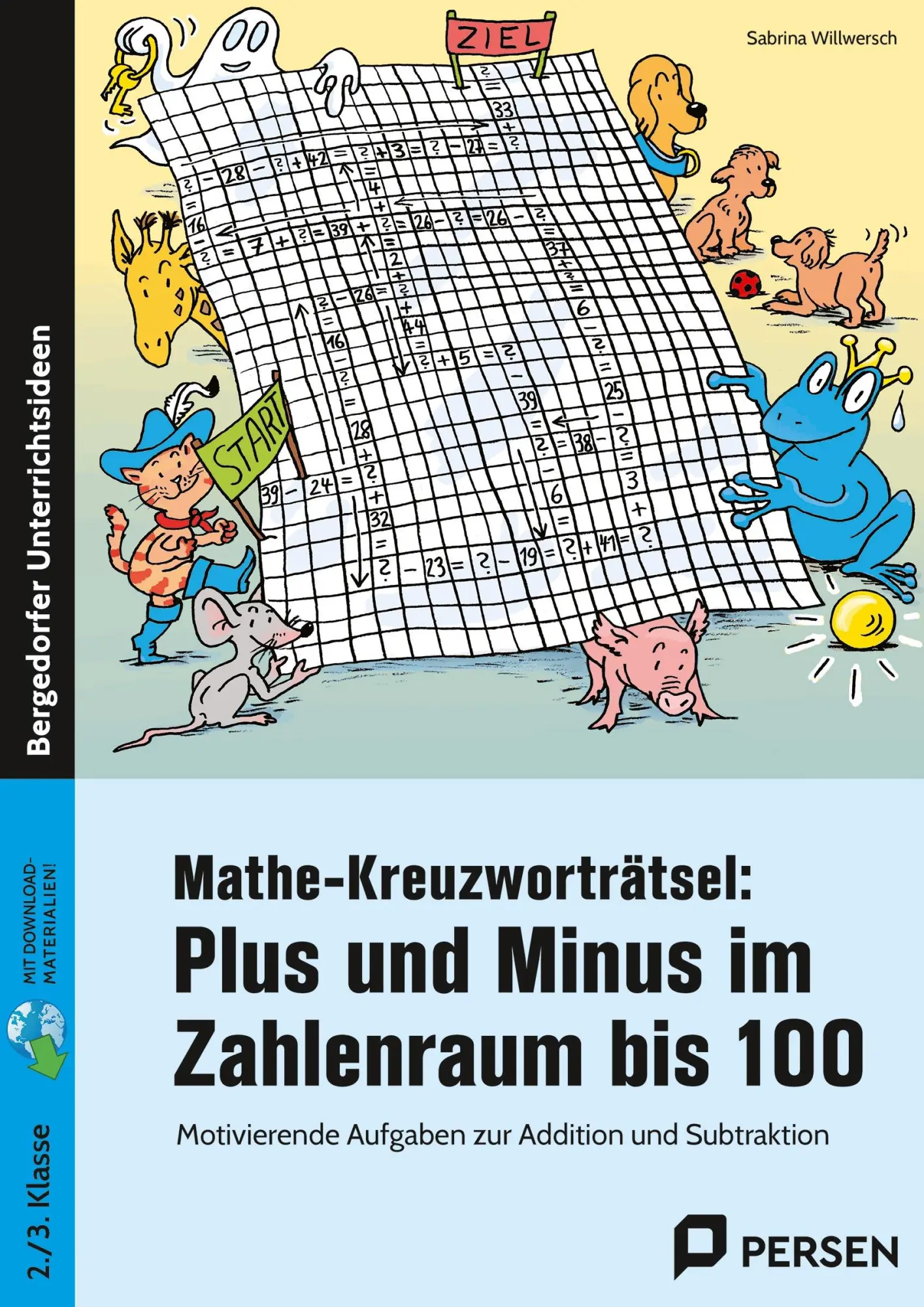 Cover: 9783403212461 | Mathe-Kreuzworträtsel: Plus und Minus ZR bis 100 (2. und 3. Klasse)