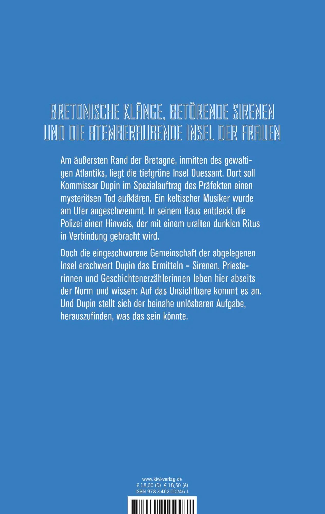 Rückseite: 9783462002461 | Bretonische Sehnsucht | Kommissar Dupins dreizehnter Fall | Bannalec