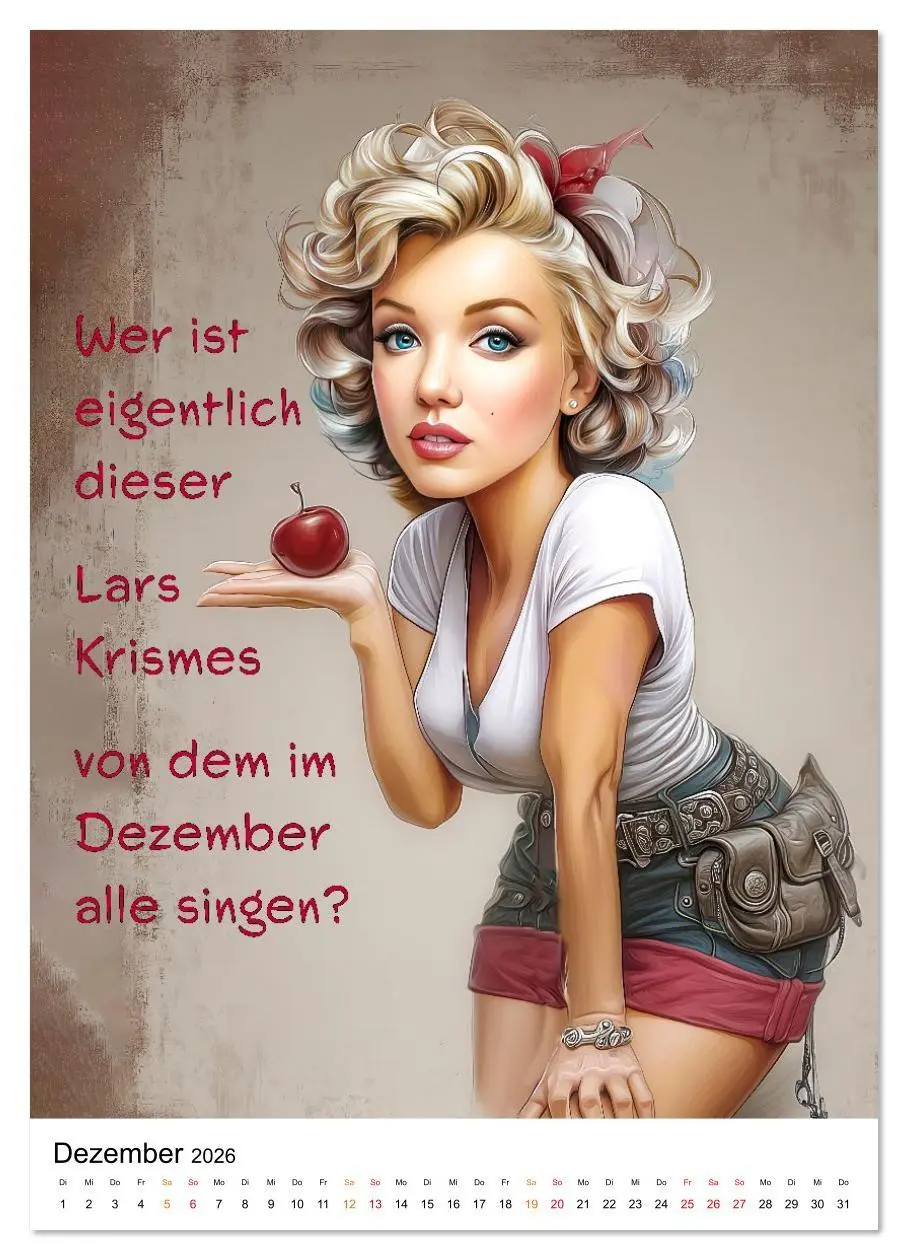 Bild: 9783516622461 | Blond mit Verstand (Wandkalender 2026 DIN A2 hoch), CALVENDO...