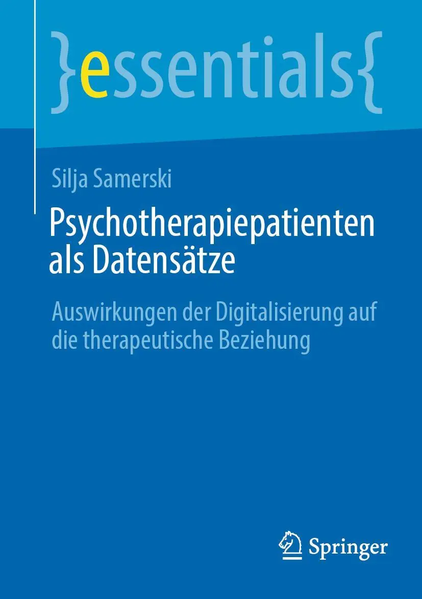 Cover: 9783658362461 | Psychotherapiepatienten als Datensätze | Silja Samerski | Taschenbuch