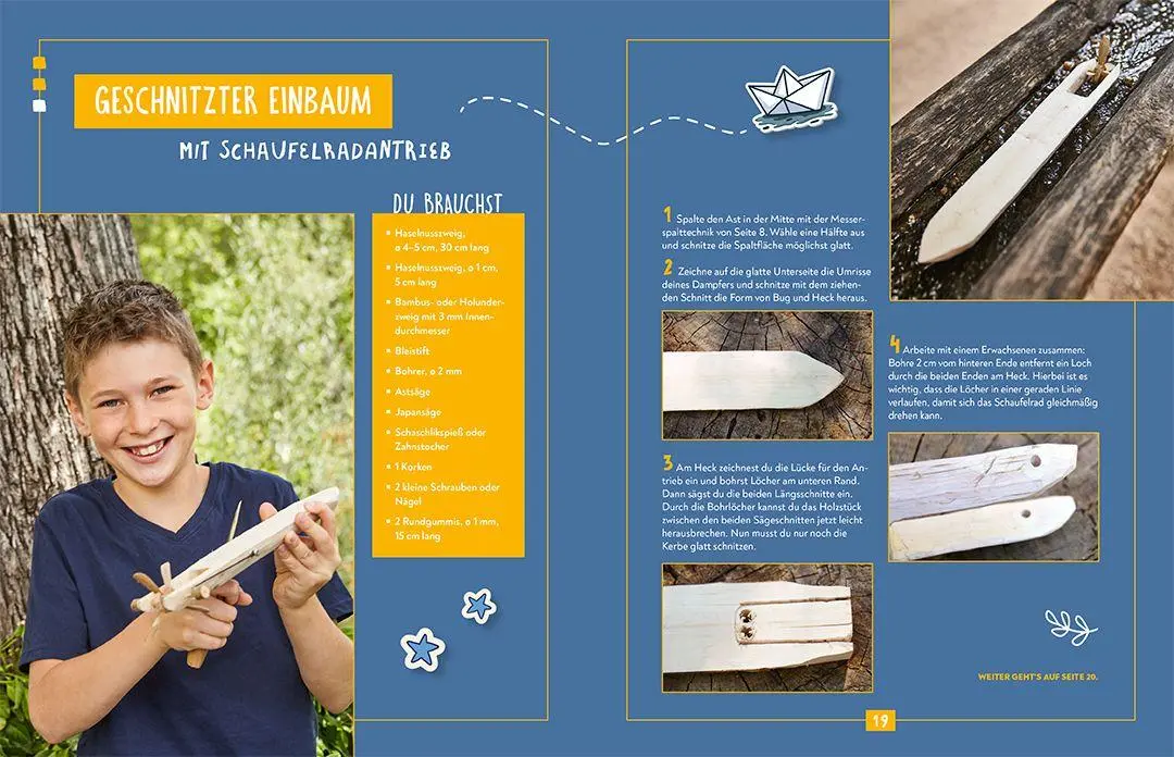 Bild: 9783735892461 | Kreativstart Kids Schnitzen. Anleitungsbuch und Material | Buch | 2025