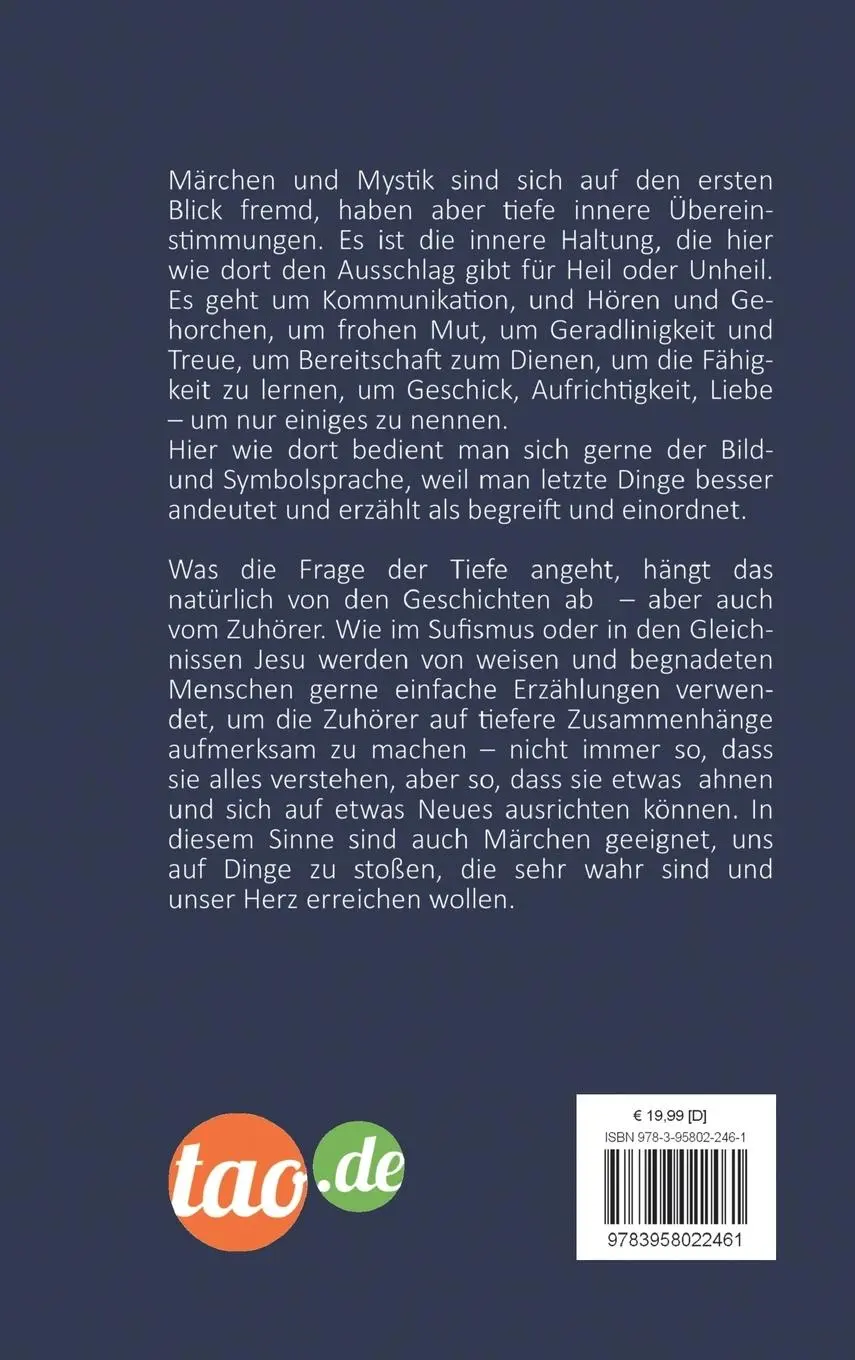 Rückseite: 9783958022461 | Mystische Dimensionen in den Märchen | Jürgen Wagner | Buch | 128 S.