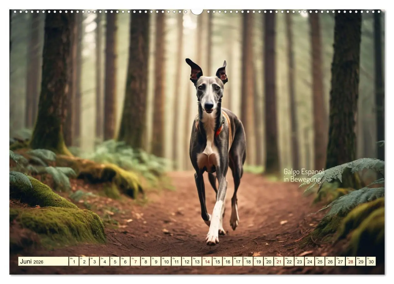 Bild: 9783457382561 | Windhunde im Portrait (hochwertiger Premium Wandkalender 2026 DIN...