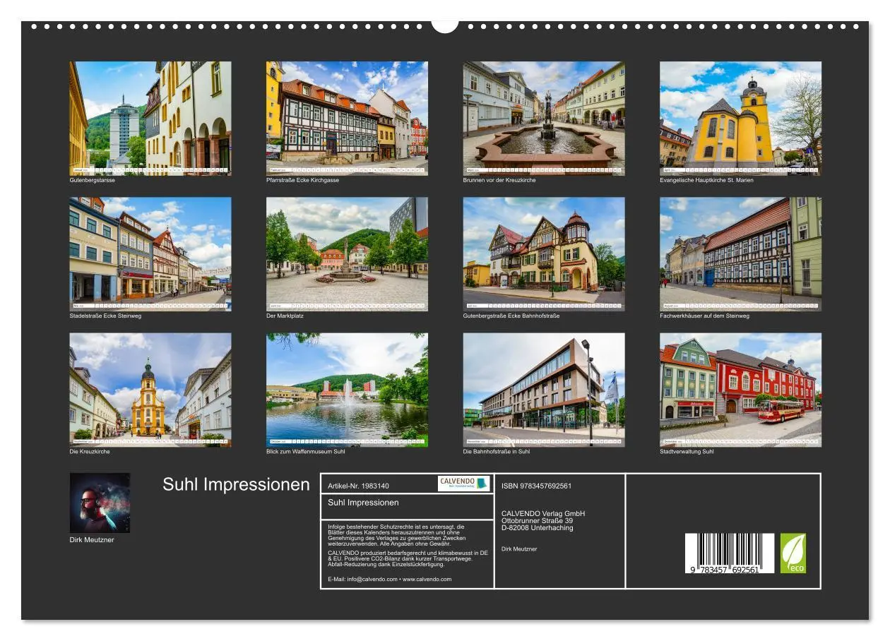 Bild: 9783457692561 | Suhl Impressionen (hochwertiger Premium Wandkalender 2026 DIN A2...
