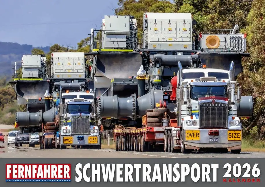 Cover: 9783613322561 | Schwertransporter Kalender 2026 | Kalender | 14 S. | Deutsch | 2026