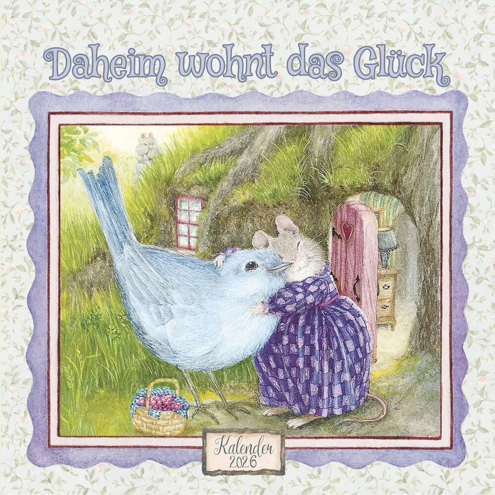 Cover: 9783963722561 | Daheim wohnt das Glück | Tischkalender 2026 | Susan Wheeler | Kalender