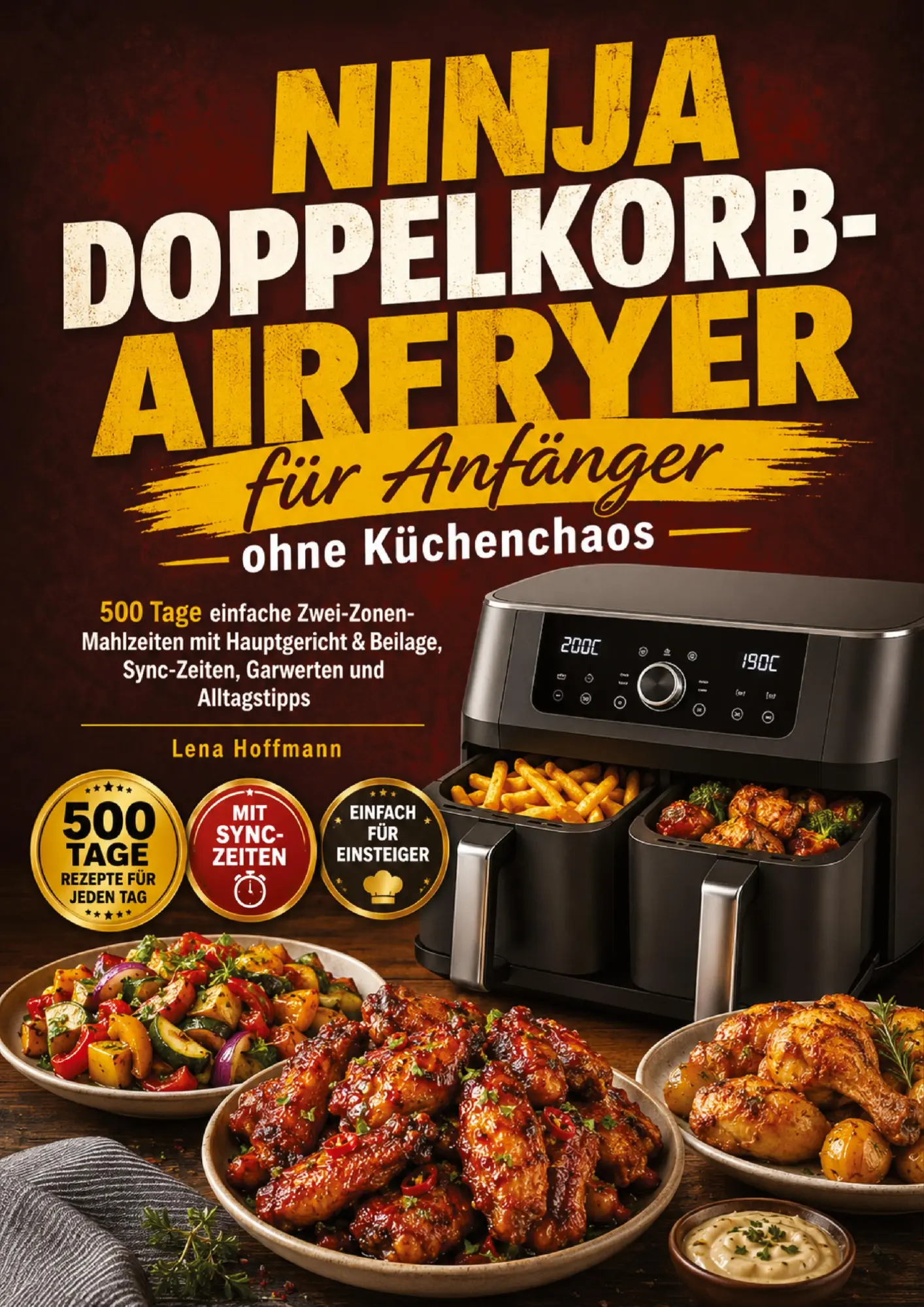 Cover: 9789403842561 | Ninja Doppelkorb-Airfryer für Anfänger ohne Küchenchaos | Hoffmann