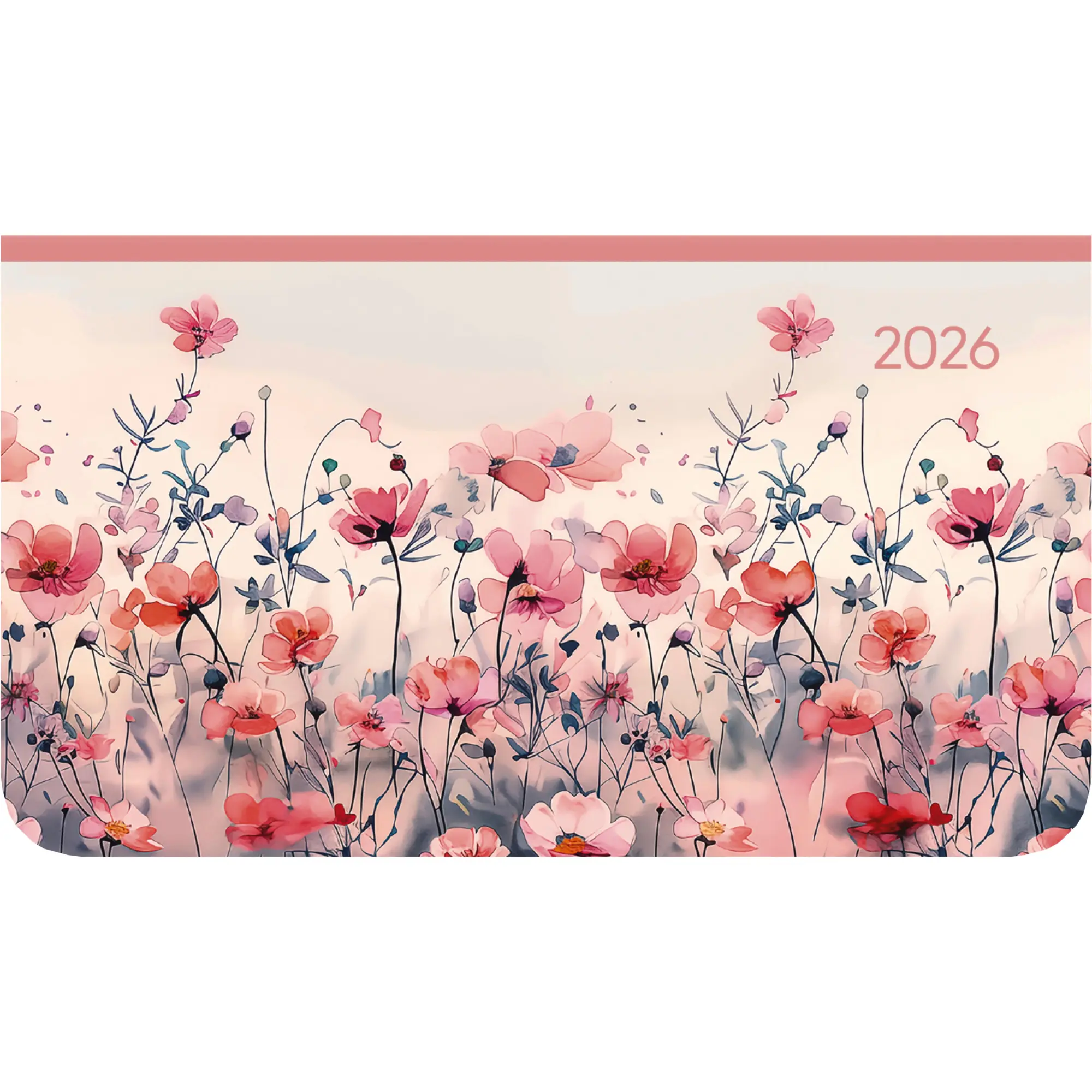 Cover: 4069095002661 | Ladytimer Pad Flower Field 2026 - Taschen-Kalender 15,6x9 cm -...