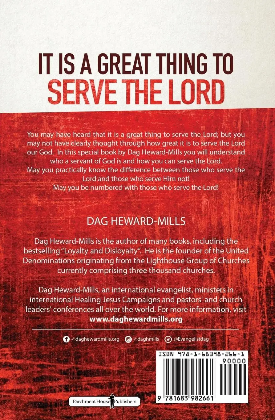 Rückseite: 9781683982661 | It is a Great Thing To Serve Serve the Lord | Dag Heward-Mills | Buch