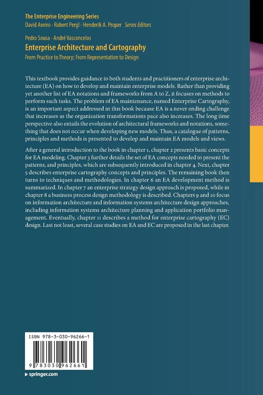 Rückseite: 9783030962661 | Enterprise Architecture and Cartography | André Vasconcelos (u. a.)
