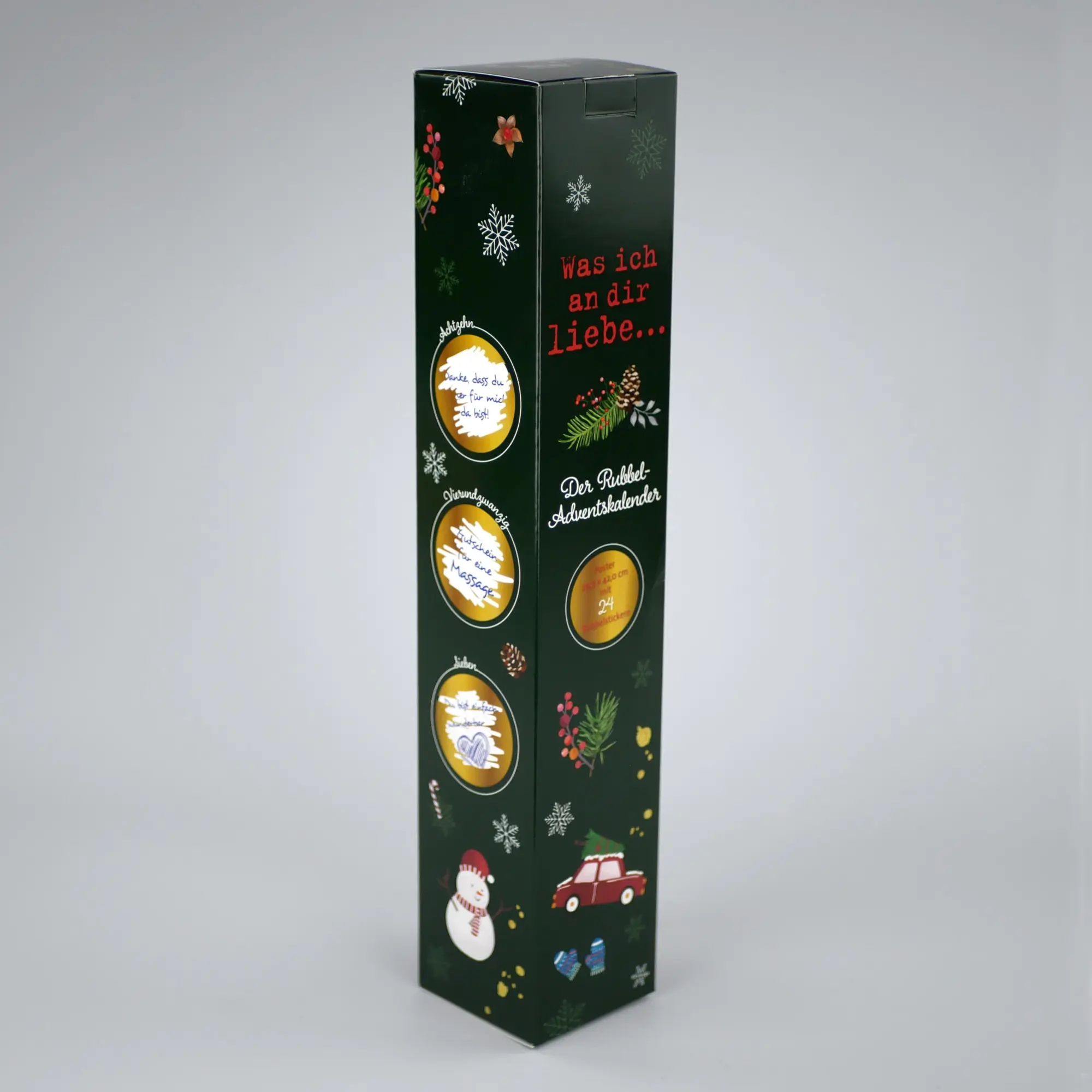 Bild: 9783742322661 | Was ich an dir liebe - Der Rubbel-Adventskalender | Kalender | 1 S.