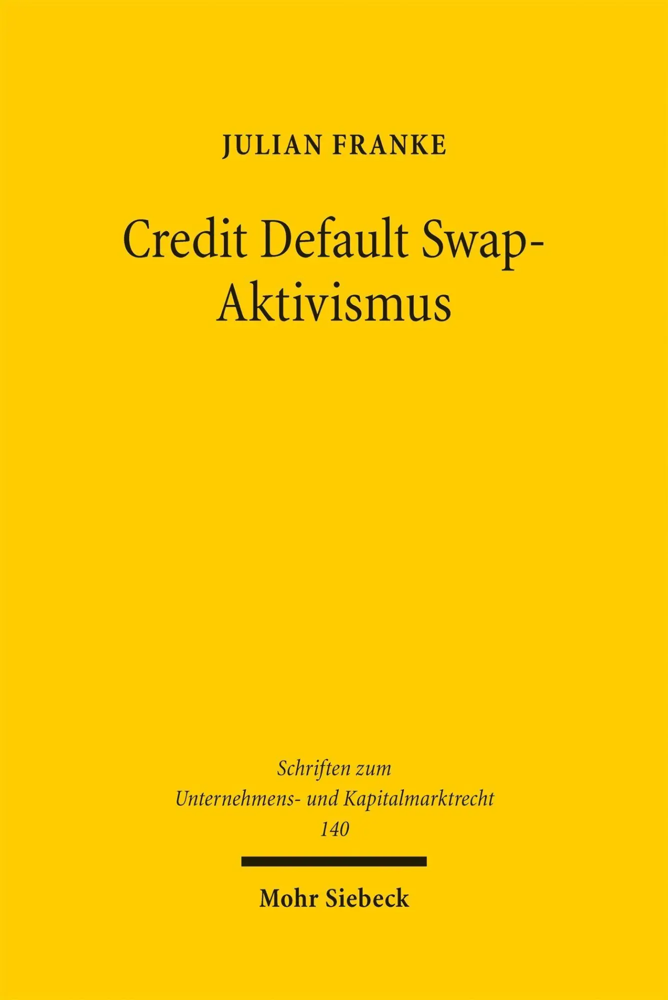 Credit Default Swap-Aktivismus