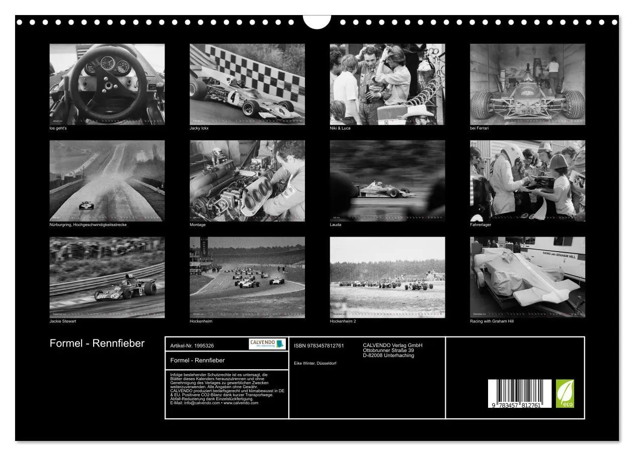 Bild: 9783457812761 | Formel - Rennfieber (Wandkalender 2026 DIN A3 quer), CALVENDO...