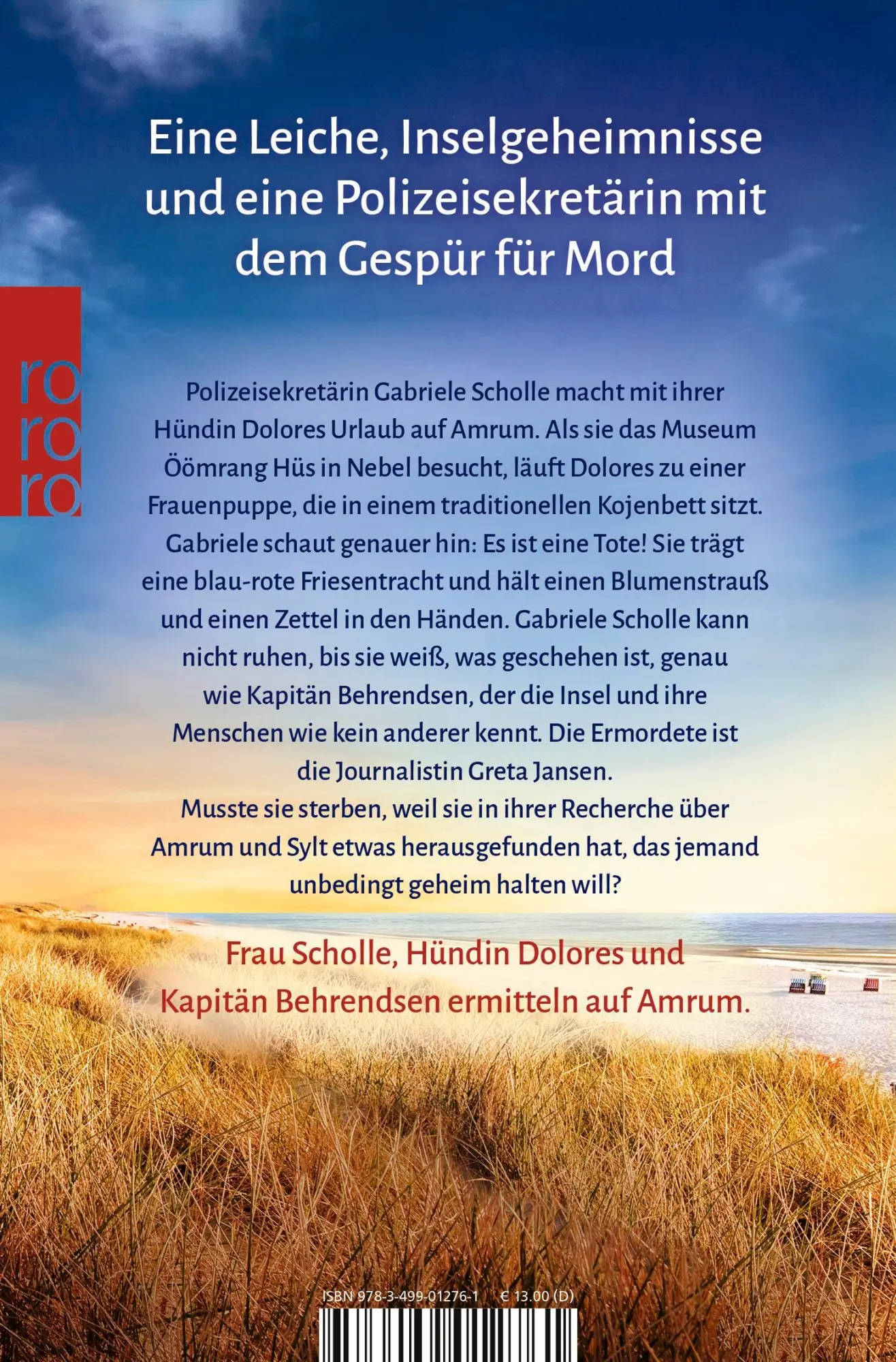 Rückseite: 9783499012761 | Kojengrab: Frau Scholles Gespür für Mord | Ein Amrum-Krimi | Tammen