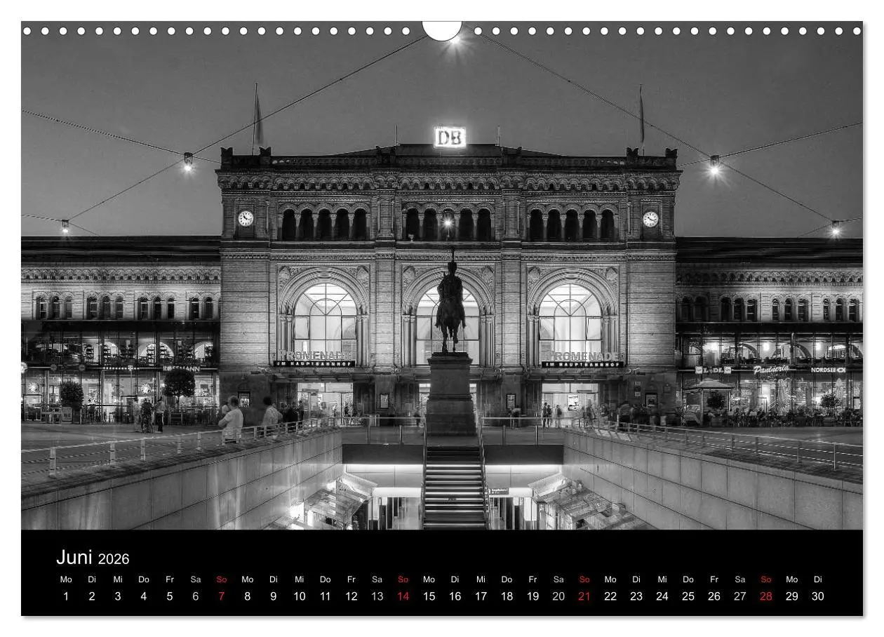 Bild: 9783516142761 | Hannover Monochrome Impressionen (Wandkalender 2026 DIN A3 quer),...