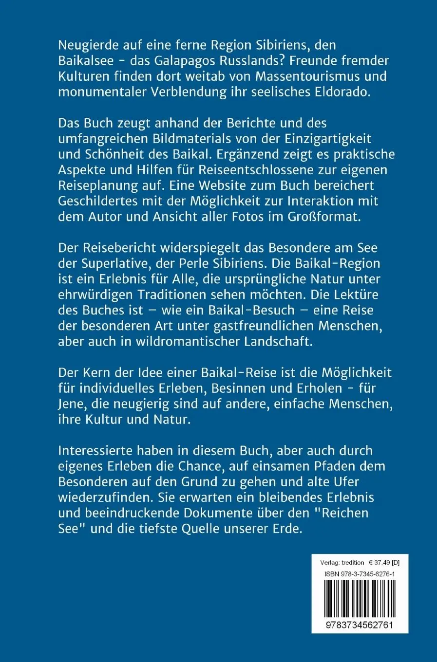 Rückseite: 9783734562761 | Der Kern des Baikal | Wolle Ing | Buch | 148 S. | Deutsch | 2022