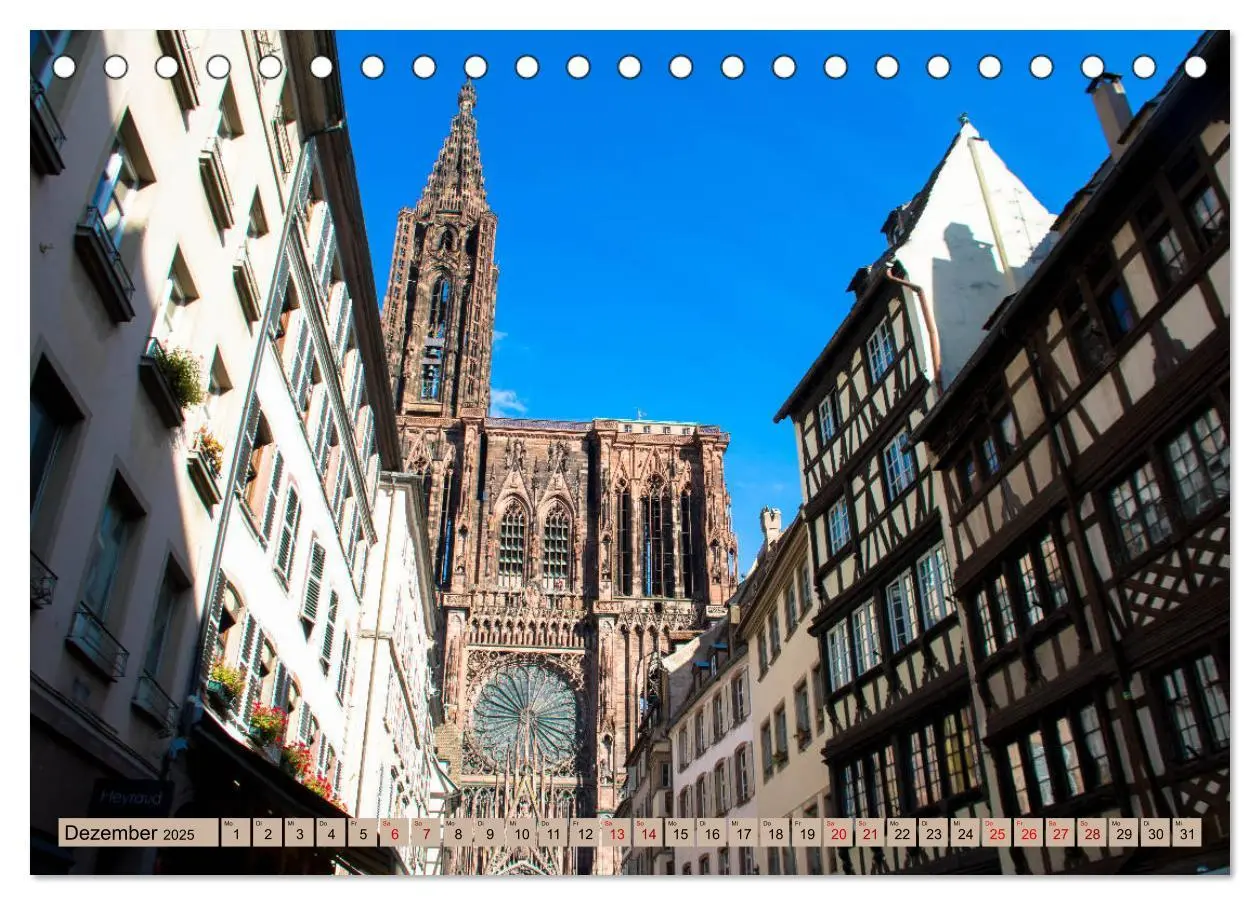 Bild: 9783435402861 | Zauberhaftes Straßburg (Tischkalender 2025 DIN A5 quer), CALVENDO...