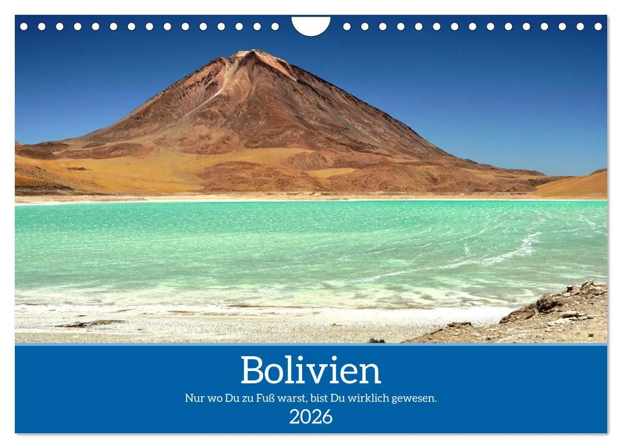 Cover: 9783457352861 | Bolivien - Eine Wanderreise (Wandkalender 2026 DIN A4 quer),...