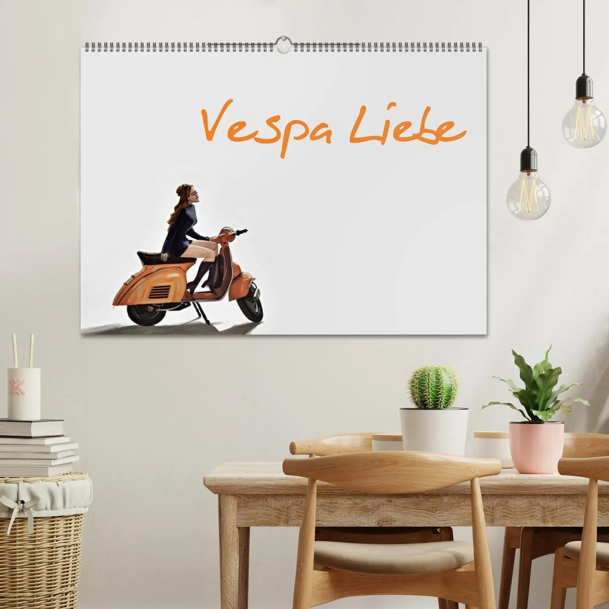 Bild: 9783457592861 | Vespa Liebe (Wandkalender 2026 DIN A2 quer), CALVENDO Monatskalender