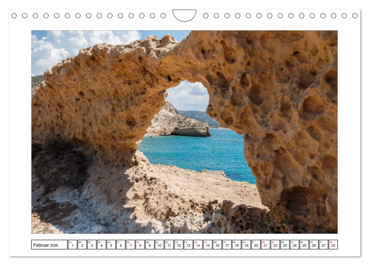 Bild: 9783457802861 | Rhodos, eine Sonneninsel (Wandkalender 2026 DIN A4 quer), CALVENDO...