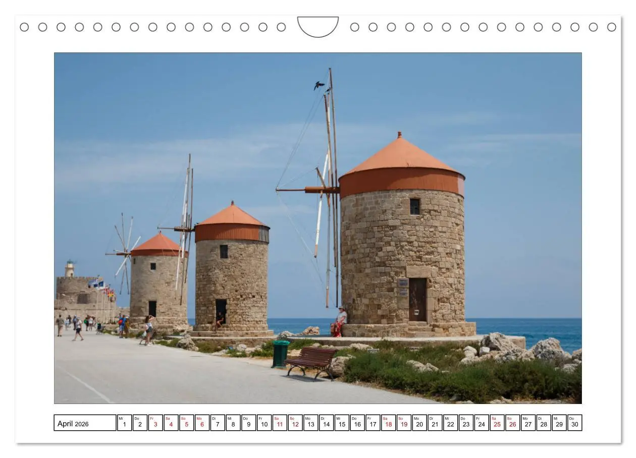 Bild: 9783457802861 | Rhodos, eine Sonneninsel (Wandkalender 2026 DIN A4 quer), CALVENDO...