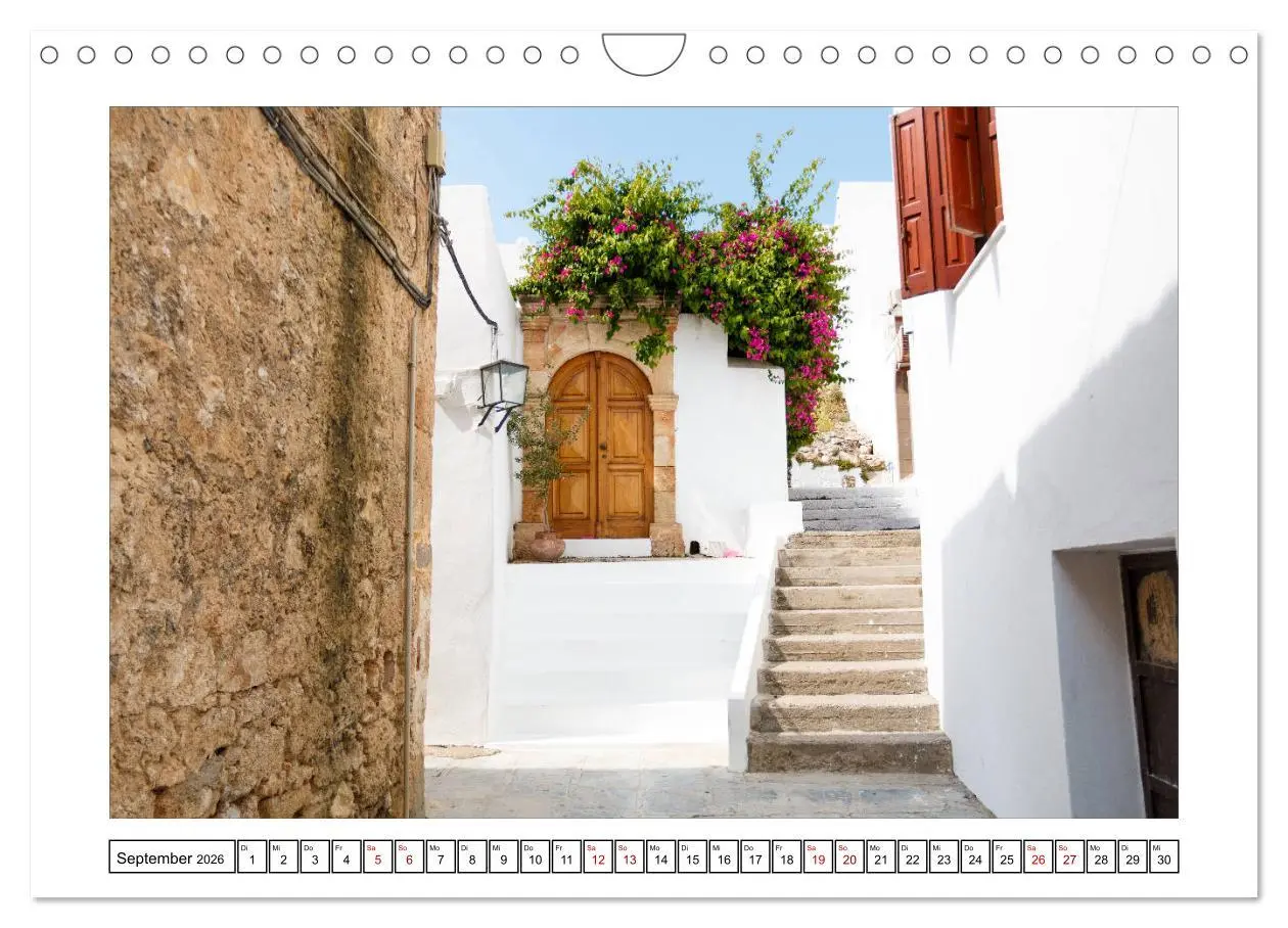 Bild: 9783457802861 | Rhodos, eine Sonneninsel (Wandkalender 2026 DIN A4 quer), CALVENDO...