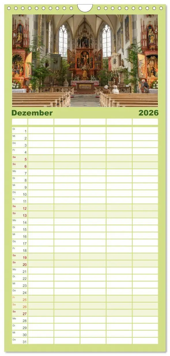 Bild: 9783516512861 | Familienplaner 2026 - Oberstdorf und Umgebung mit 5 Spalten...