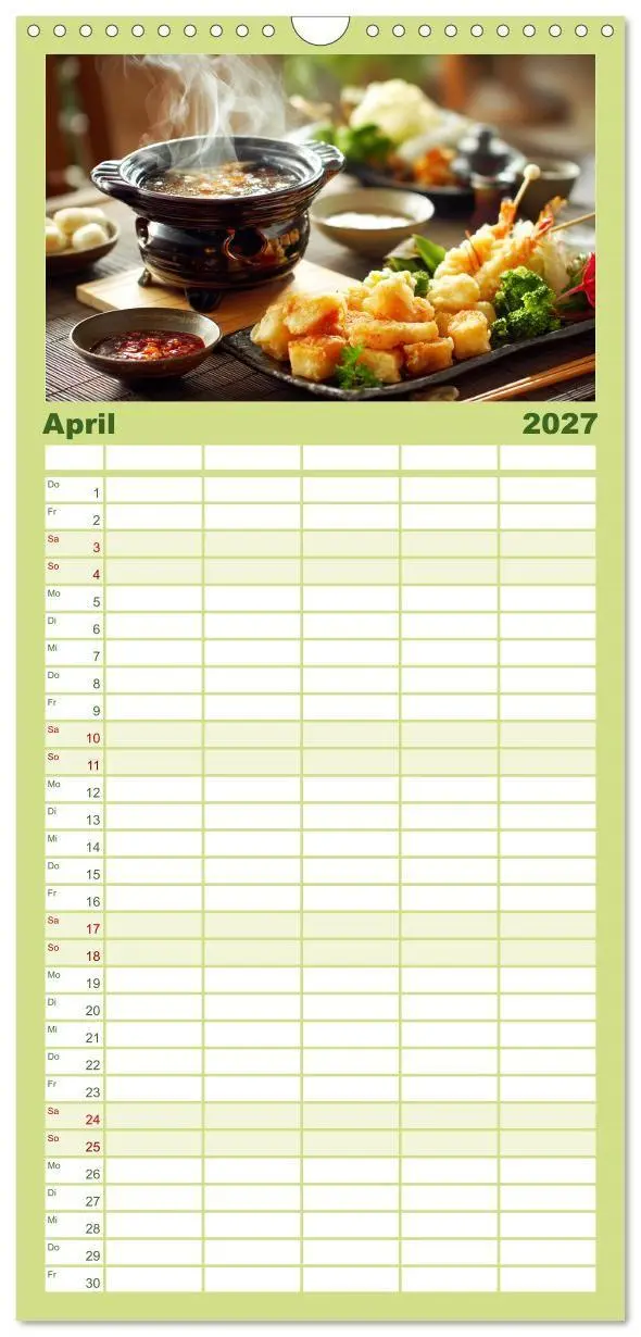 Bild: 9783516822861 | Familienplaner 2027 - Genussmomente. Streifzug durch die japanische...