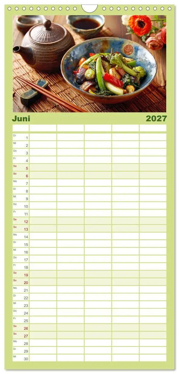 Bild: 9783516822861 | Familienplaner 2027 - Genussmomente. Streifzug durch die japanische...