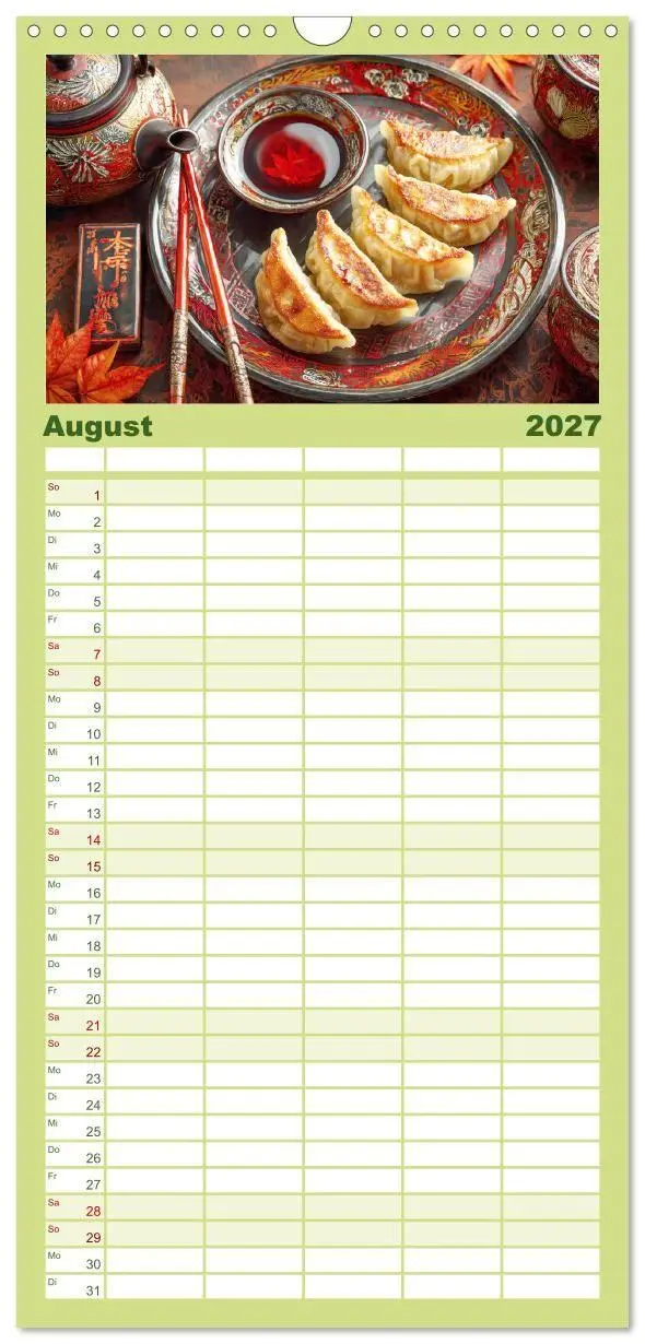 Bild: 9783516822861 | Familienplaner 2027 - Genussmomente. Streifzug durch die japanische...