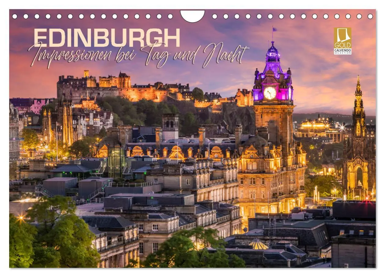 Cover: 9783457582961 | EDINBURGH Impressionen bei Tag und Nacht (Wandkalender 2026 DIN A4...